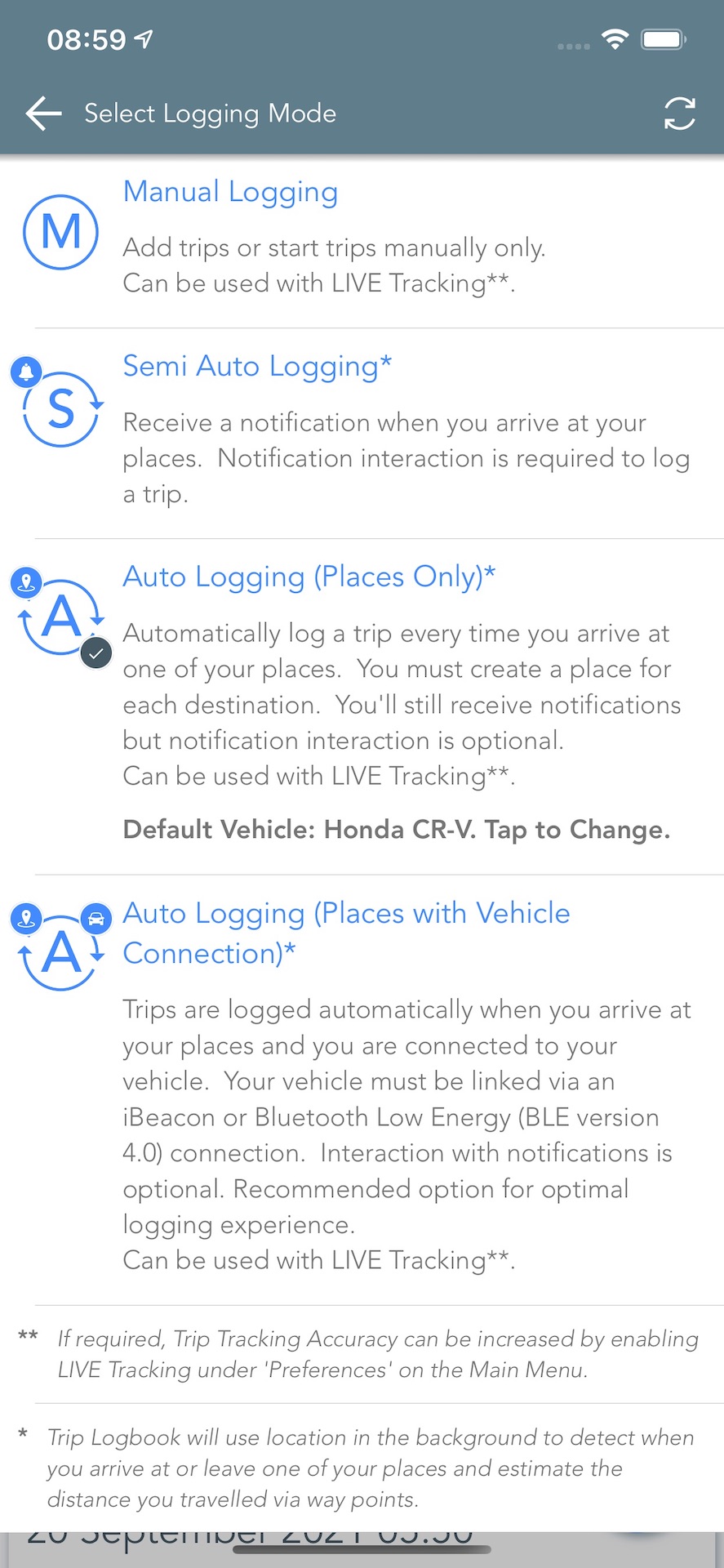 Logging Mode